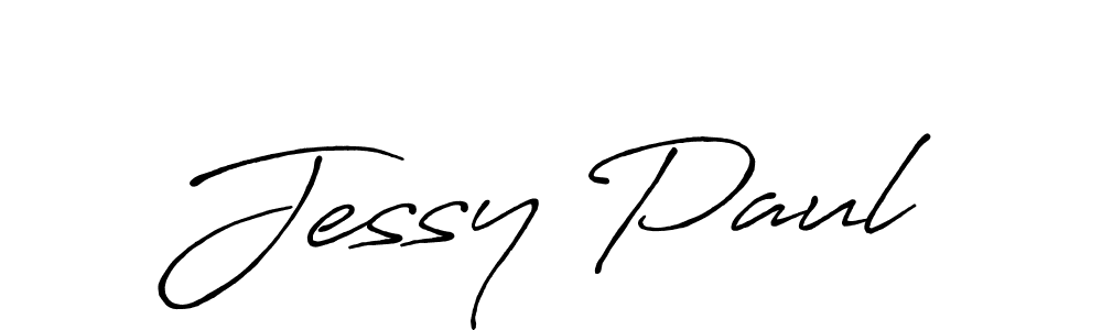 Create a beautiful signature design for name Jessy Paul. With this signature (Antro_Vectra_Bolder) fonts, you can make a handwritten signature for free. Jessy Paul signature style 7 images and pictures png