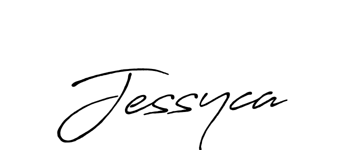 if you are searching for the best signature style for your name Jessyca. so please give up your signature search. here we have designed multiple signature styles  using Antro_Vectra_Bolder. Jessyca signature style 7 images and pictures png