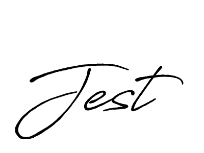 Also we have Jest name is the best signature style. Create professional handwritten signature collection using Antro_Vectra_Bolder autograph style. Jest signature style 7 images and pictures png