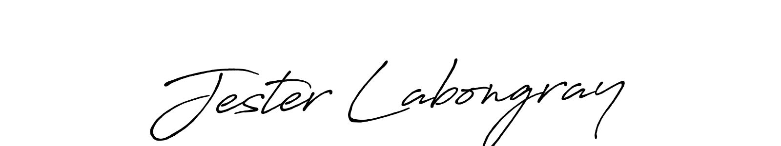 if you are searching for the best signature style for your name Jester Labongray. so please give up your signature search. here we have designed multiple signature styles  using Antro_Vectra_Bolder. Jester Labongray signature style 7 images and pictures png