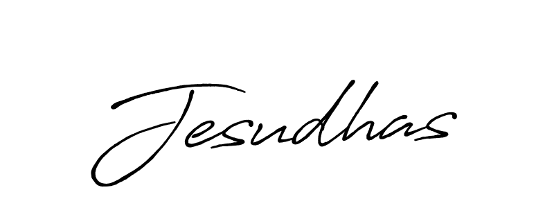 Design your own signature with our free online signature maker. With this signature software, you can create a handwritten (Antro_Vectra_Bolder) signature for name Jesudhas. Jesudhas signature style 7 images and pictures png