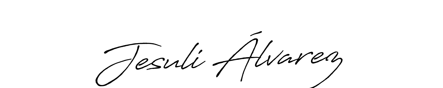 How to make Jesuli Álvarez signature? Antro_Vectra_Bolder is a professional autograph style. Create handwritten signature for Jesuli Álvarez name. Jesuli Álvarez signature style 7 images and pictures png
