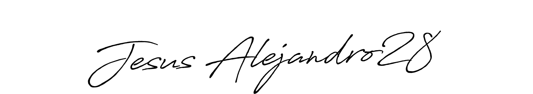 Use a signature maker to create a handwritten signature online. With this signature software, you can design (Antro_Vectra_Bolder) your own signature for name Jesus Alejandro28. Jesus Alejandro28 signature style 7 images and pictures png