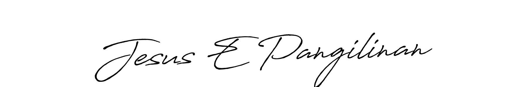How to make Jesus E Pangilinan signature? Antro_Vectra_Bolder is a professional autograph style. Create handwritten signature for Jesus E Pangilinan name. Jesus E Pangilinan signature style 7 images and pictures png