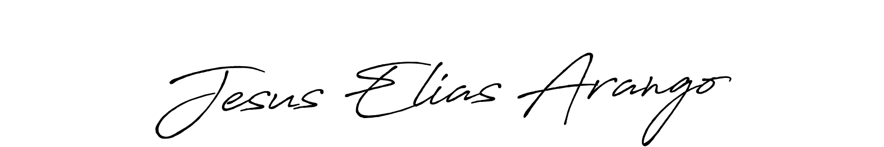 Design your own signature with our free online signature maker. With this signature software, you can create a handwritten (Antro_Vectra_Bolder) signature for name Jesus Elias Arango. Jesus Elias Arango signature style 7 images and pictures png