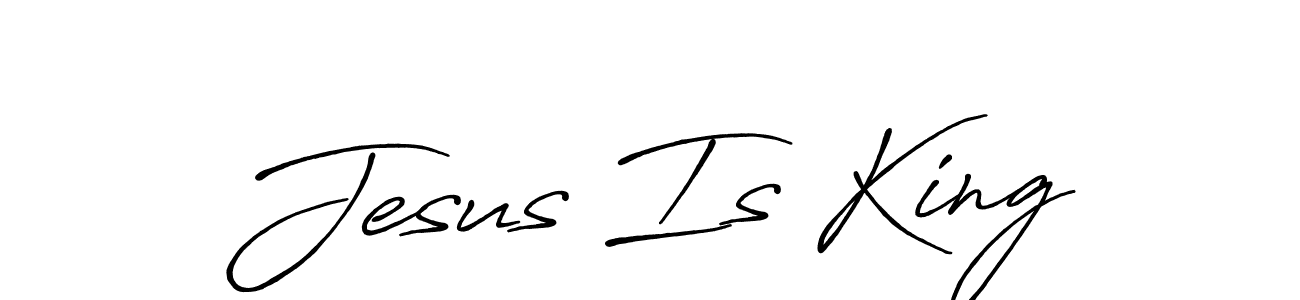The best way (Antro_Vectra_Bolder) to make a short signature is to pick only two or three words in your name. The name Jesus Is King include a total of six letters. For converting this name. Jesus Is King signature style 7 images and pictures png