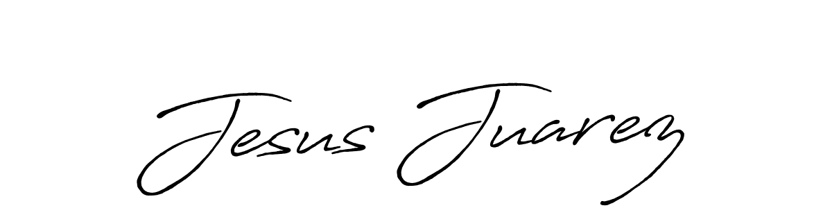 Create a beautiful signature design for name Jesus Juarez. With this signature (Antro_Vectra_Bolder) fonts, you can make a handwritten signature for free. Jesus Juarez signature style 7 images and pictures png