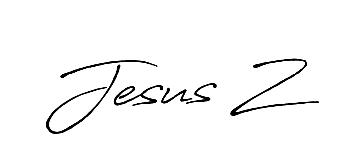 Once you've used our free online signature maker to create your best signature Antro_Vectra_Bolder style, it's time to enjoy all of the benefits that Jesus Z name signing documents. Jesus Z signature style 7 images and pictures png