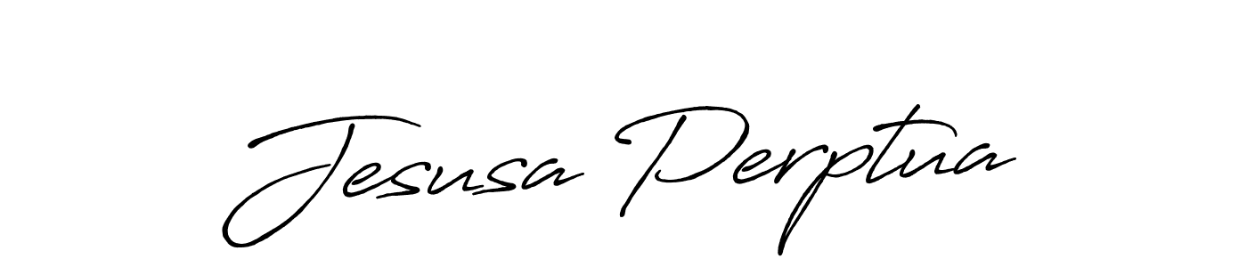 Make a short Jesusa Perptua signature style. Manage your documents anywhere anytime using Antro_Vectra_Bolder. Create and add eSignatures, submit forms, share and send files easily. Jesusa Perptua signature style 7 images and pictures png