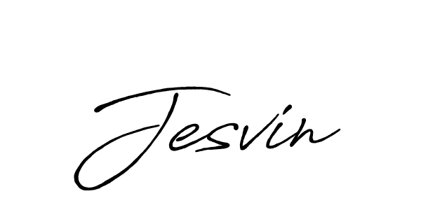 if you are searching for the best signature style for your name Jesvin. so please give up your signature search. here we have designed multiple signature styles  using Antro_Vectra_Bolder. Jesvin signature style 7 images and pictures png