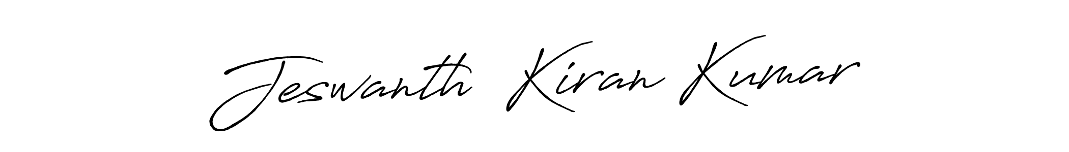 How to make Jeswanth  Kiran Kumar signature? Antro_Vectra_Bolder is a professional autograph style. Create handwritten signature for Jeswanth  Kiran Kumar name. Jeswanth  Kiran Kumar signature style 7 images and pictures png