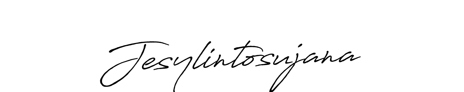 How to make Jesylintosujana signature? Antro_Vectra_Bolder is a professional autograph style. Create handwritten signature for Jesylintosujana name. Jesylintosujana signature style 7 images and pictures png