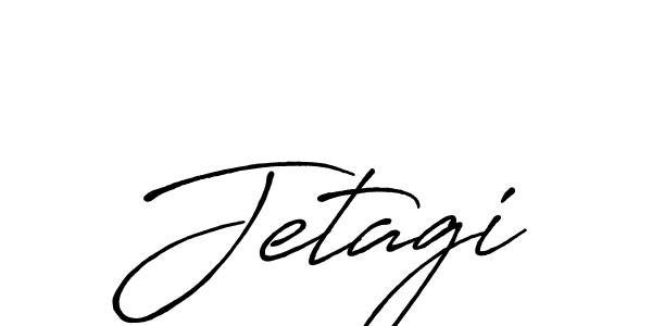 Make a beautiful signature design for name Jetagi. With this signature (Antro_Vectra_Bolder) style, you can create a handwritten signature for free. Jetagi signature style 7 images and pictures png