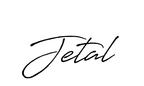Use a signature maker to create a handwritten signature online. With this signature software, you can design (Antro_Vectra_Bolder) your own signature for name Jetal. Jetal signature style 7 images and pictures png