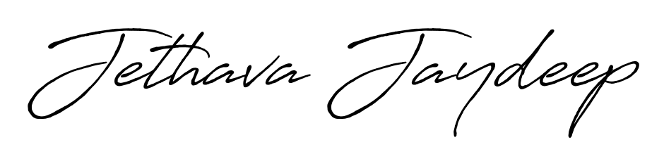 Discover how Jethava Jaydeep looks in an executive cursive font (Antro_Vectra_Bolder). Perfect for legal documents, invoices, and certificates. Jethava Jaydeep signature style 7 images and pictures png
