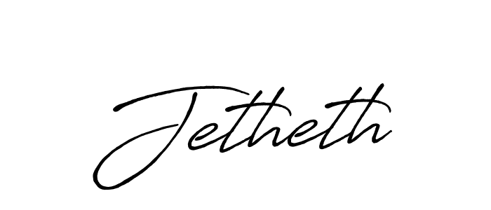 How to make Jetheth signature? Antro_Vectra_Bolder is a professional autograph style. Create handwritten signature for Jetheth name. Jetheth signature style 7 images and pictures png