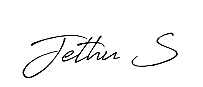 Make a beautiful signature design for name Jethu S. Use this online signature maker to create a handwritten signature for free. Jethu S signature style 7 images and pictures png