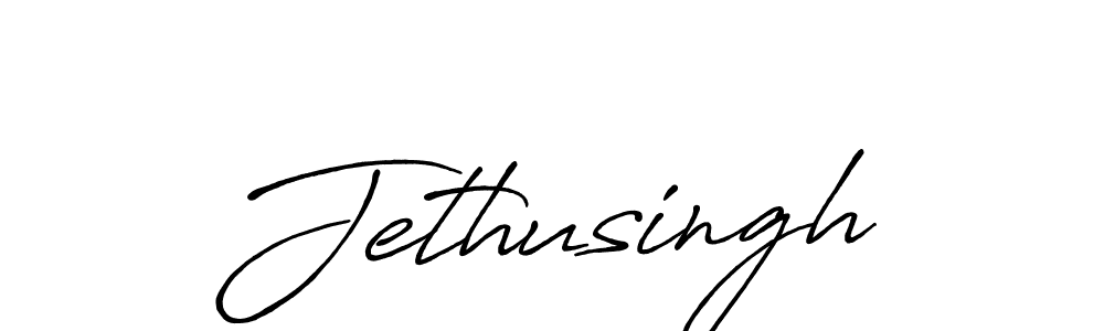 How to make Jethusingh name signature. Use Antro_Vectra_Bolder style for creating short signs online. This is the latest handwritten sign. Jethusingh signature style 7 images and pictures png