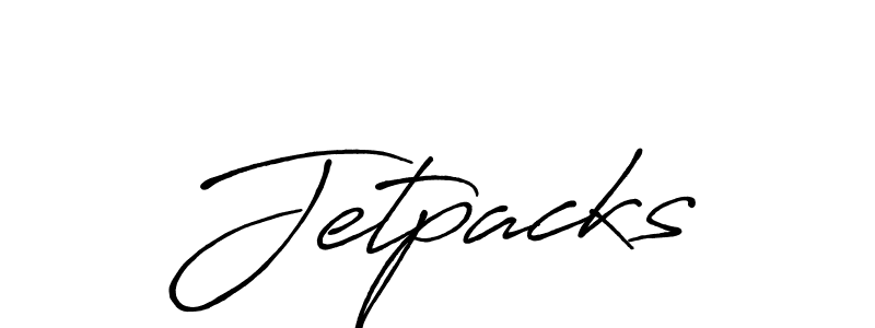 Jetpacks stylish signature style. Best Handwritten Sign (Antro_Vectra_Bolder) for my name. Handwritten Signature Collection Ideas for my name Jetpacks. Jetpacks signature style 7 images and pictures png