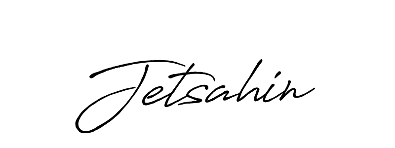 It looks lik you need a new signature style for name Jetsahin. Design unique handwritten (Antro_Vectra_Bolder) signature with our free signature maker in just a few clicks. Jetsahin signature style 7 images and pictures png