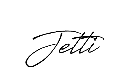 Create a beautiful signature design for name Jetti. With this signature (Antro_Vectra_Bolder) fonts, you can make a handwritten signature for free. Jetti signature style 7 images and pictures png