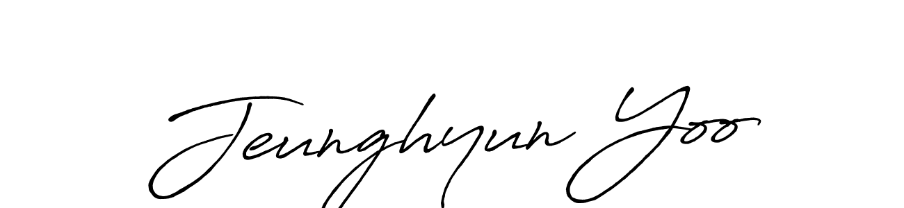 You should practise on your own different ways (Antro_Vectra_Bolder) to write your name (Jeunghyun Yoo) in signature. don't let someone else do it for you. Jeunghyun Yoo signature style 7 images and pictures png