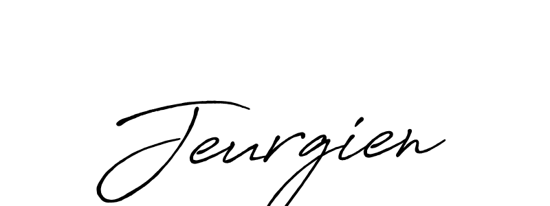 Design your own signature with our free online signature maker. With this signature software, you can create a handwritten (Antro_Vectra_Bolder) signature for name Jeurgien. Jeurgien signature style 7 images and pictures png