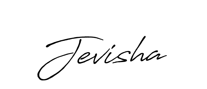 Design your own signature with our free online signature maker. With this signature software, you can create a handwritten (Antro_Vectra_Bolder) signature for name Jevisha. Jevisha signature style 7 images and pictures png