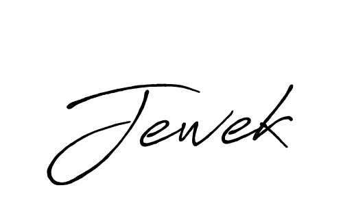 Create a beautiful signature design for name Jewek. With this signature (Antro_Vectra_Bolder) fonts, you can make a handwritten signature for free. Jewek signature style 7 images and pictures png