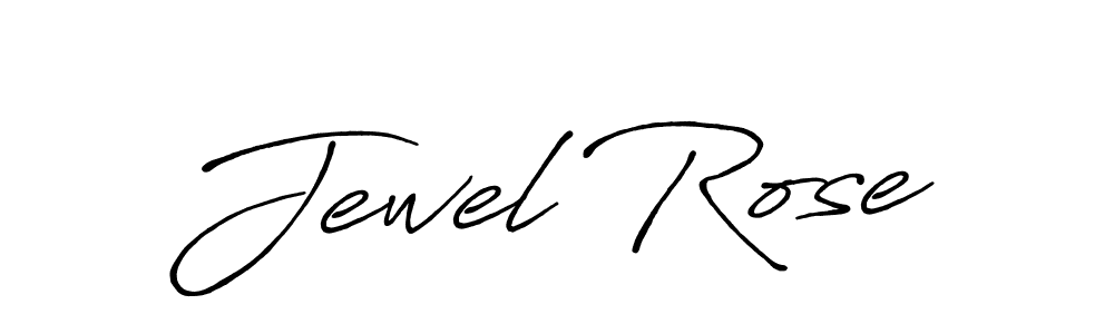 Jewel Rose stylish signature style. Best Handwritten Sign (Antro_Vectra_Bolder) for my name. Handwritten Signature Collection Ideas for my name Jewel Rose. Jewel Rose signature style 7 images and pictures png