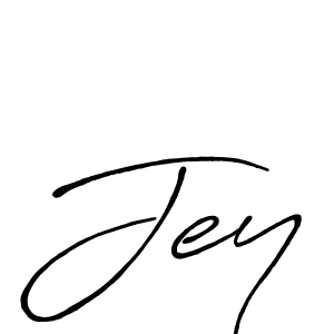 How to make Jey signature? Antro_Vectra_Bolder is a professional autograph style. Create handwritten signature for Jey name. Jey signature style 7 images and pictures png