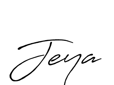 Create a beautiful signature design for name Jeya. With this signature (Antro_Vectra_Bolder) fonts, you can make a handwritten signature for free. Jeya signature style 7 images and pictures png