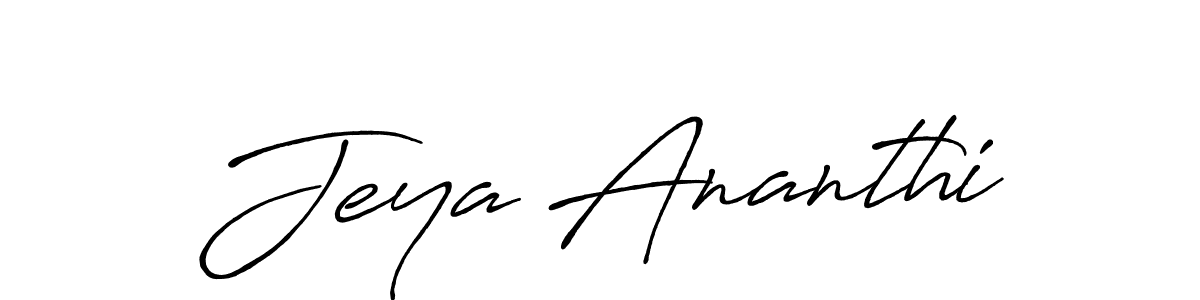 Make a beautiful signature design for name Jeya Ananthi. Use this online signature maker to create a handwritten signature for free. Jeya Ananthi signature style 7 images and pictures png