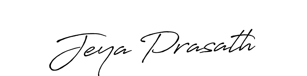 Also we have Jeya Prasath name is the best signature style. Create professional handwritten signature collection using Antro_Vectra_Bolder autograph style. Jeya Prasath signature style 7 images and pictures png