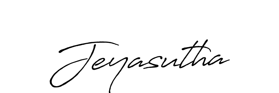 Also we have Jeyasutha name is the best signature style. Create professional handwritten signature collection using Antro_Vectra_Bolder autograph style. Jeyasutha signature style 7 images and pictures png