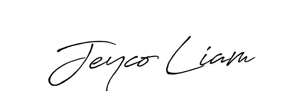 How to make Jeyco Liam signature? Antro_Vectra_Bolder is a professional autograph style. Create handwritten signature for Jeyco Liam name. Jeyco Liam signature style 7 images and pictures png