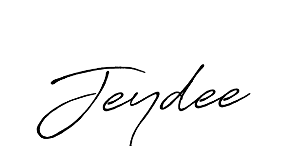 Create a beautiful signature design for name Jeydee. With this signature (Antro_Vectra_Bolder) fonts, you can make a handwritten signature for free. Jeydee signature style 7 images and pictures png