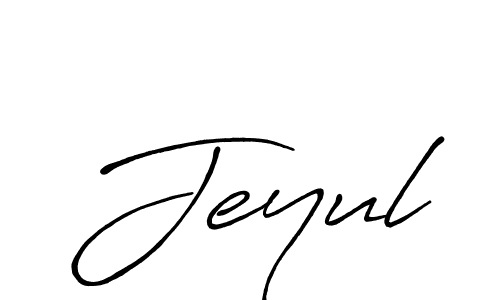 Create a beautiful signature design for name Jeyul. With this signature (Antro_Vectra_Bolder) fonts, you can make a handwritten signature for free. Jeyul signature style 7 images and pictures png