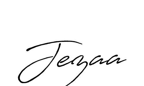 Create a beautiful signature design for name Jezaa. With this signature (Antro_Vectra_Bolder) fonts, you can make a handwritten signature for free. Jezaa signature style 7 images and pictures png