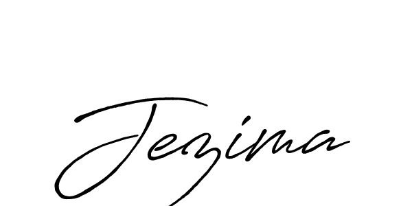 Make a beautiful signature design for name Jezima. With this signature (Antro_Vectra_Bolder) style, you can create a handwritten signature for free. Jezima signature style 7 images and pictures png