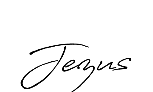 How to make Jezus name signature. Use Antro_Vectra_Bolder style for creating short signs online. This is the latest handwritten sign. Jezus signature style 7 images and pictures png