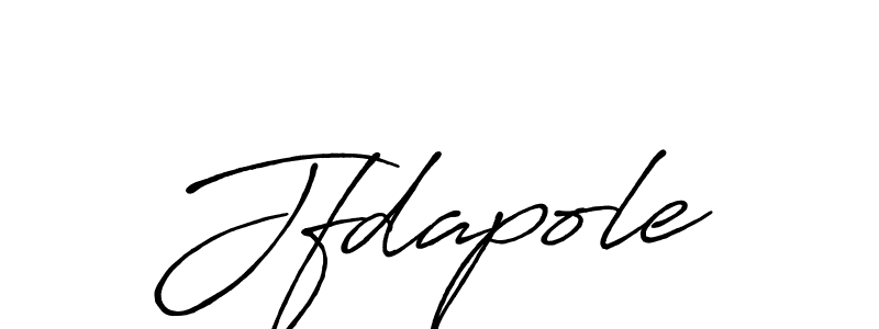 Create a beautiful signature design for name Jfdapole. With this signature (Antro_Vectra_Bolder) fonts, you can make a handwritten signature for free. Jfdapole signature style 7 images and pictures png