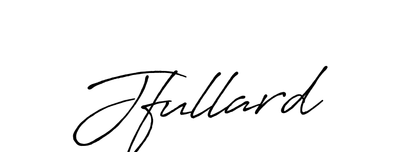 Make a beautiful signature design for name Jfullard. With this signature (Antro_Vectra_Bolder) style, you can create a handwritten signature for free. Jfullard signature style 7 images and pictures png