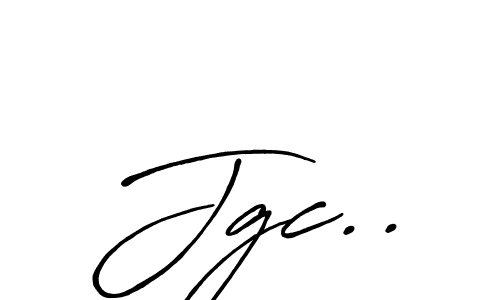 Use a signature maker to create a handwritten signature online. With this signature software, you can design (Antro_Vectra_Bolder) your own signature for name Jgc... Jgc.. signature style 7 images and pictures png