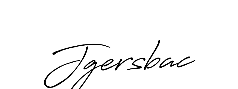 How to make Jgersbac signature? Antro_Vectra_Bolder is a professional autograph style. Create handwritten signature for Jgersbac name. Jgersbac signature style 7 images and pictures png