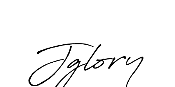 Use a signature maker to create a handwritten signature online. With this signature software, you can design (Antro_Vectra_Bolder) your own signature for name Jglory. Jglory signature style 7 images and pictures png