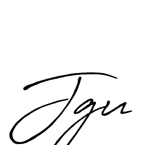 The best way (Antro_Vectra_Bolder) to make a short signature is to pick only two or three words in your name. The name Jgu include a total of six letters. For converting this name. Jgu signature style 7 images and pictures png