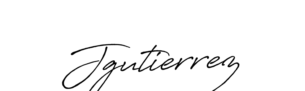 Use a signature maker to create a handwritten signature online. With this signature software, you can design (Antro_Vectra_Bolder) your own signature for name Jgutierrez. Jgutierrez signature style 7 images and pictures png