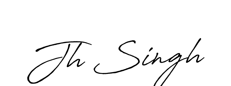 Also we have Jh Singh name is the best signature style. Create professional handwritten signature collection using Antro_Vectra_Bolder autograph style. Jh Singh signature style 7 images and pictures png