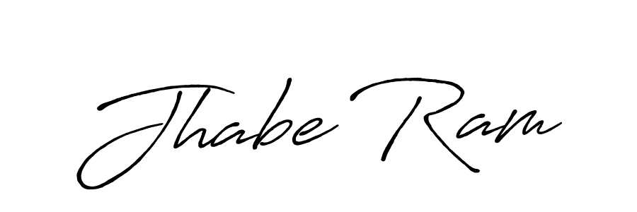 How to make Jhabe Ram signature? Antro_Vectra_Bolder is a professional autograph style. Create handwritten signature for Jhabe Ram name. Jhabe Ram signature style 7 images and pictures png